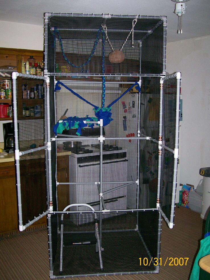 Homemade sugar on sale glider cage